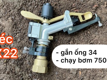 Béc AX22 - Béc tưới phun mưa bán kính 18m