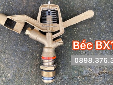 Béc BX16 - Béc bướm tưới phun mưa bằng đồng xoay tròn 360 độ bán kính 16 mét