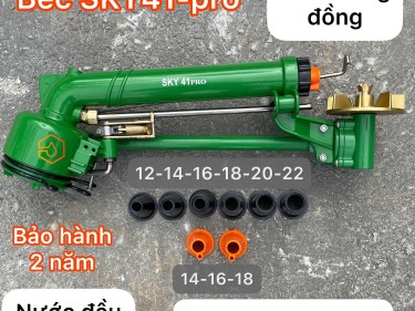 Béc SKY 41 pro - tưới đều nước đẫm với 3 họng phun và bánh răng đồng