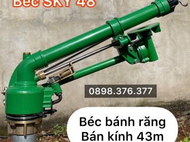 Béc SKY 48 - Béc chạy bánh răng bán kính 43 mét chuyên tưới cà phê, hồ tiêu
