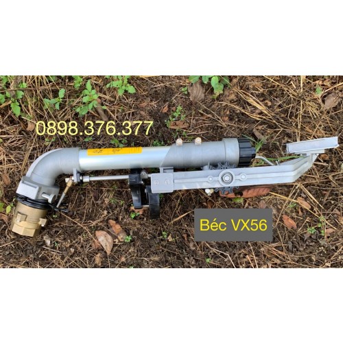 Béc VX56 - Béc súng tưới phun mưa có thể điều chỉnh tốc độ quay, độ lớn của hạt mưa, ít bị cản gió