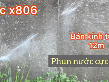 Béc X806 - Béc tưới phun mưa cánh đập có chỉnh góc quay và bán kính