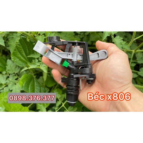 Béc X806 - Béc tưới phun mưa cánh đập có chỉnh góc quay và bán kính